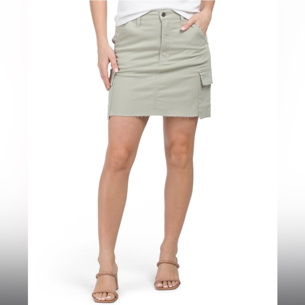 Joe’s Jeans | NWT Women’s Desert Sage Cargo Denim Mini Skirt